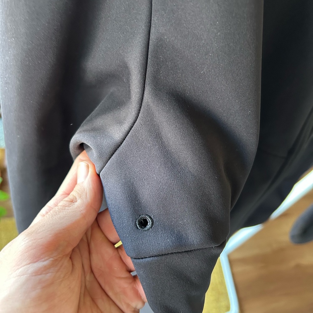 Napapijri Mens Black Soft Shell Hooded Jacket - Picture 6 of 10
